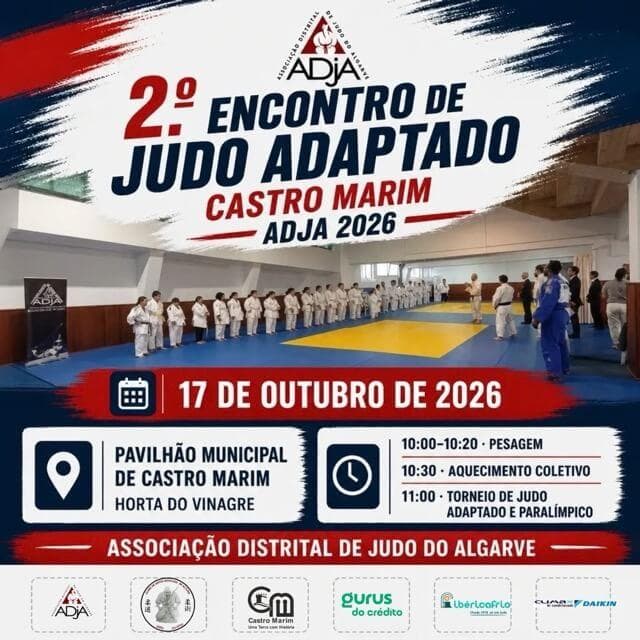 2.º Encontro de Judo Adaptado | Castro Marim | ADJA 2026